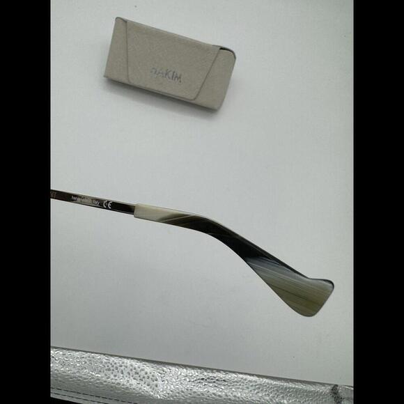 Grey Ant Fluxus Cat Eye Aviator Sunglasses Silver Brown Lens 60/15/140 - Picture 5 of 7